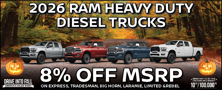 2026 RAM HEAVY DUTY DIESEL TRUCKS