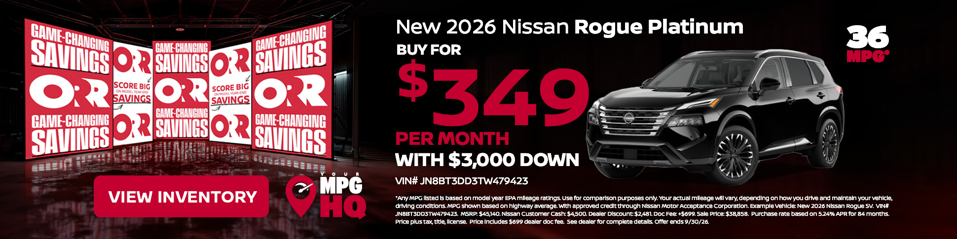 New 2026 Nissan Rogue