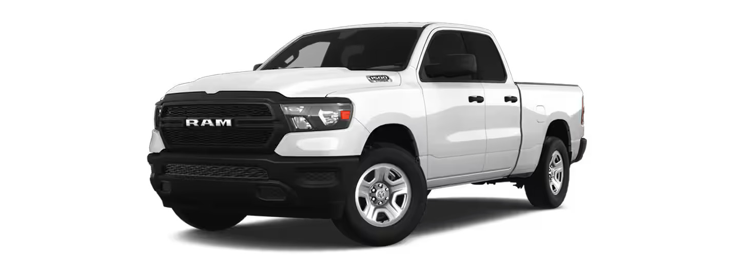 The Ram 1500 Tradesman trim.