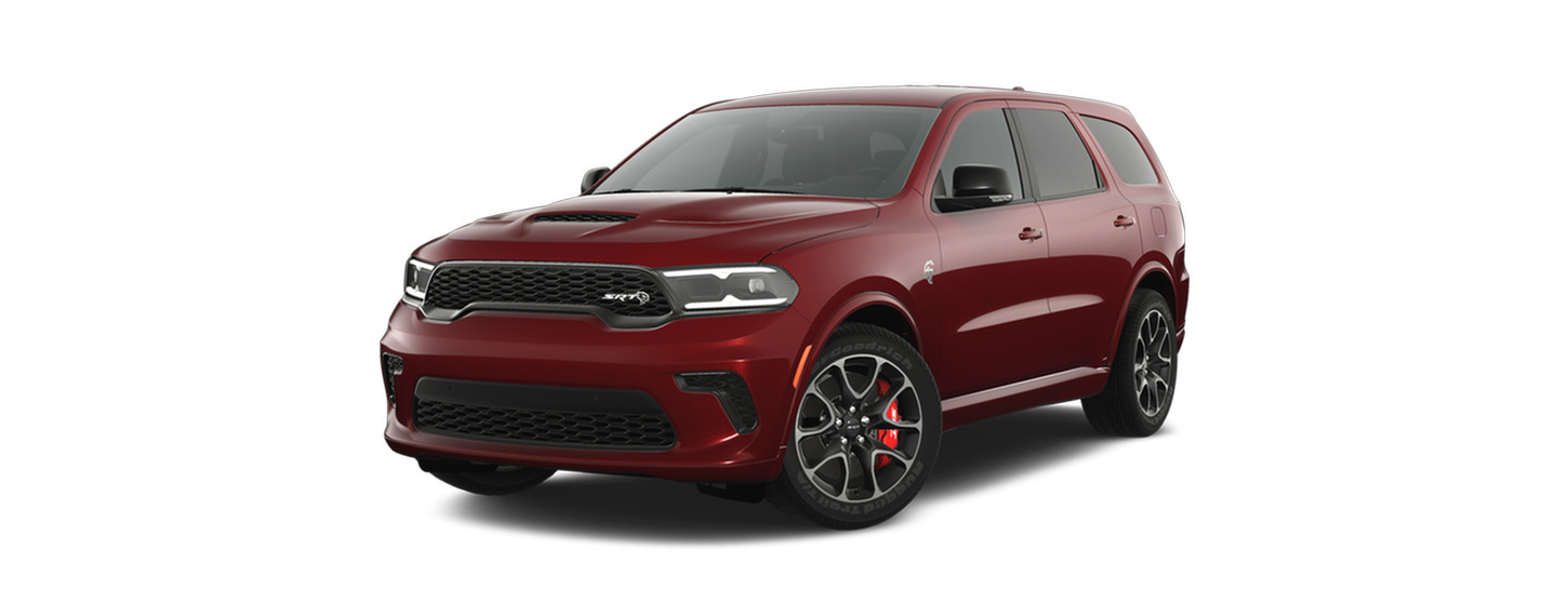 The Dodge Durango SRT Hellcat trim.