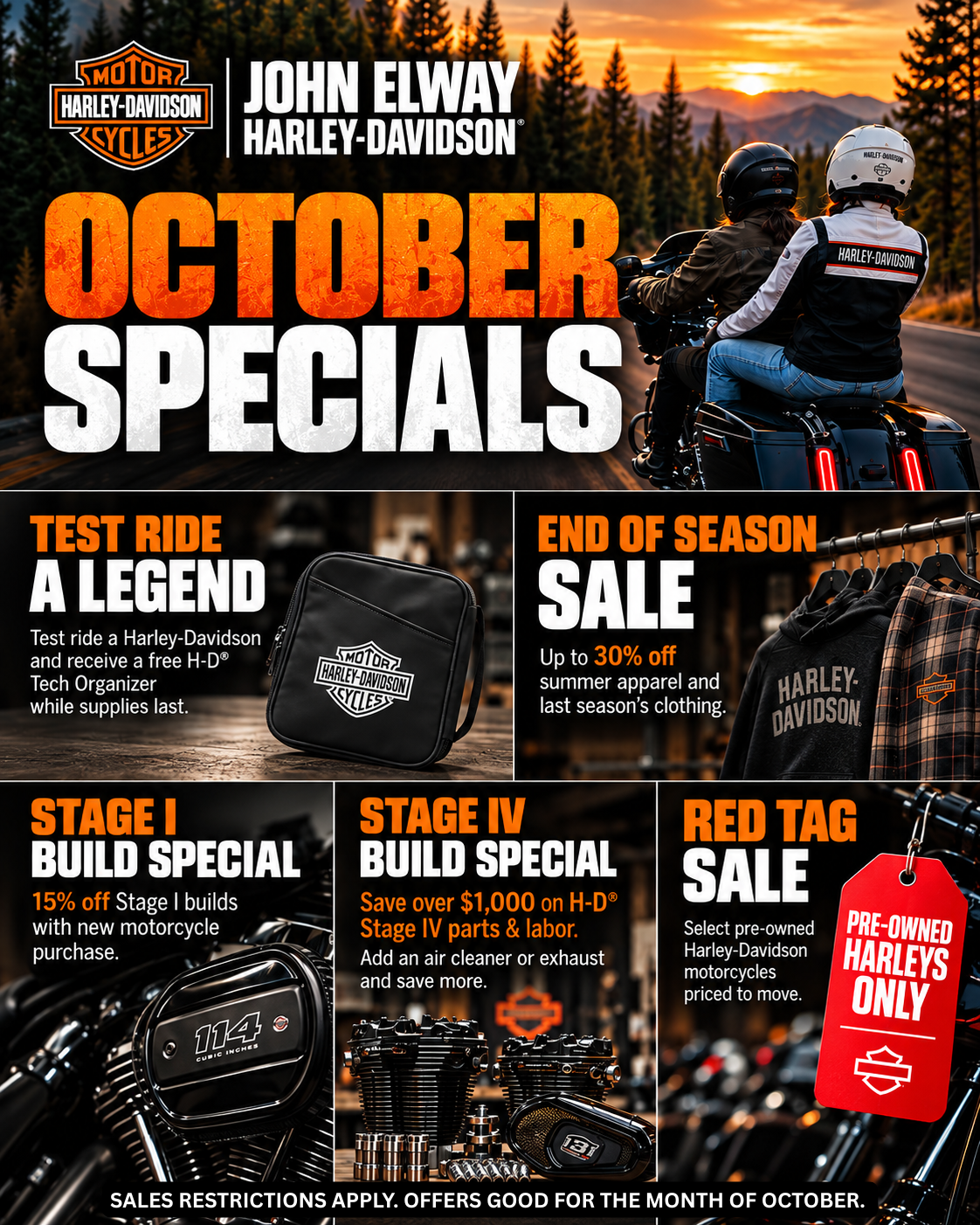 Get ready for sturgis at john elway harley-davidson