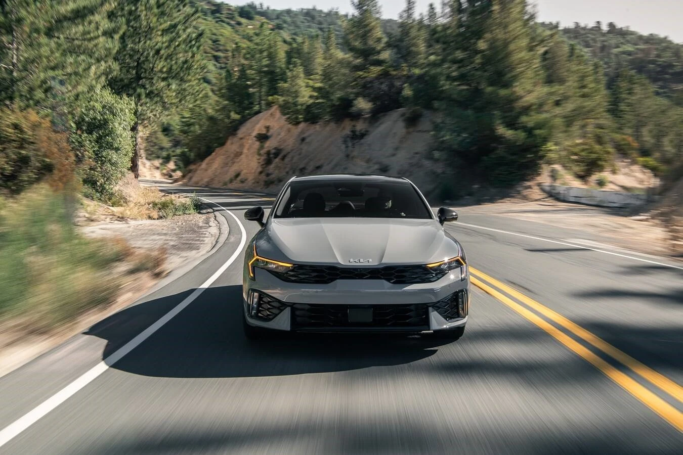 2026 Kia K5 Front Driving Action