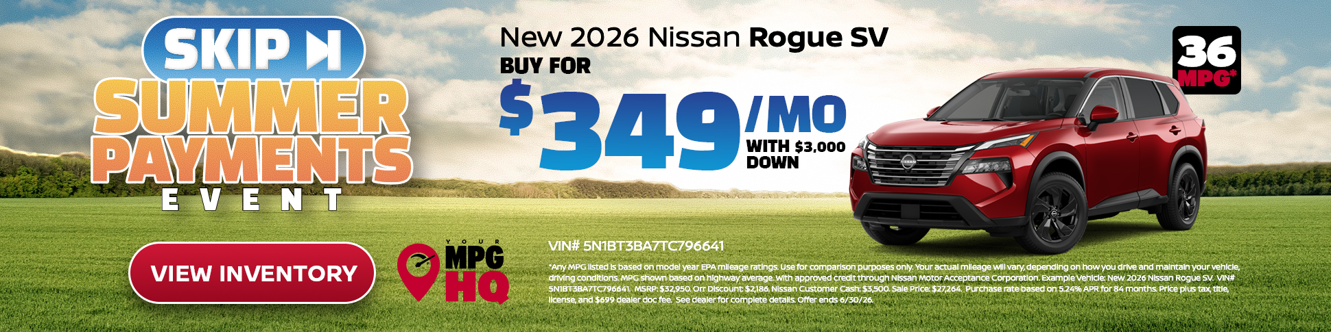 New 2026 Nissan Rogue
