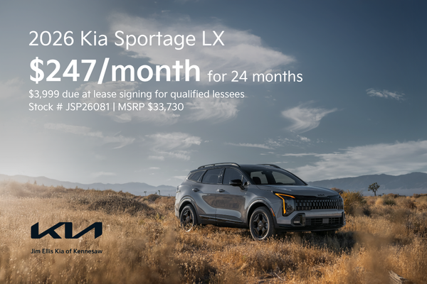 2026 Kia Sportage Lease Offer