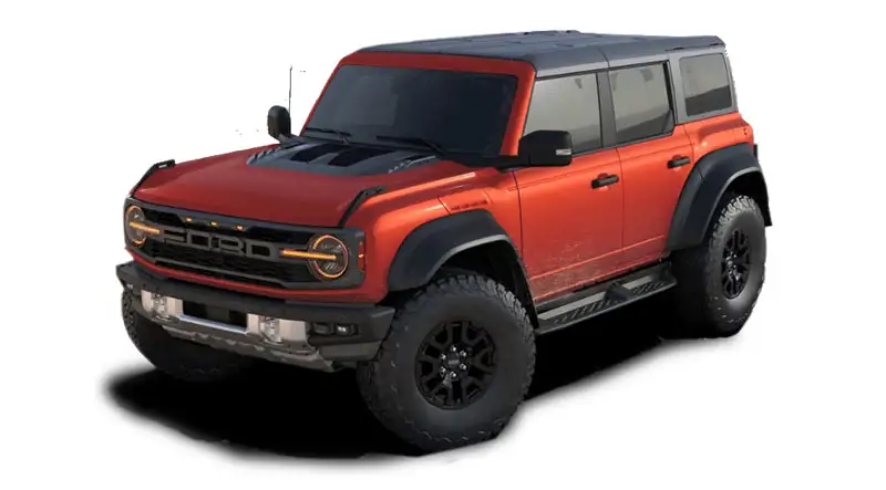 image of red bronco raptor