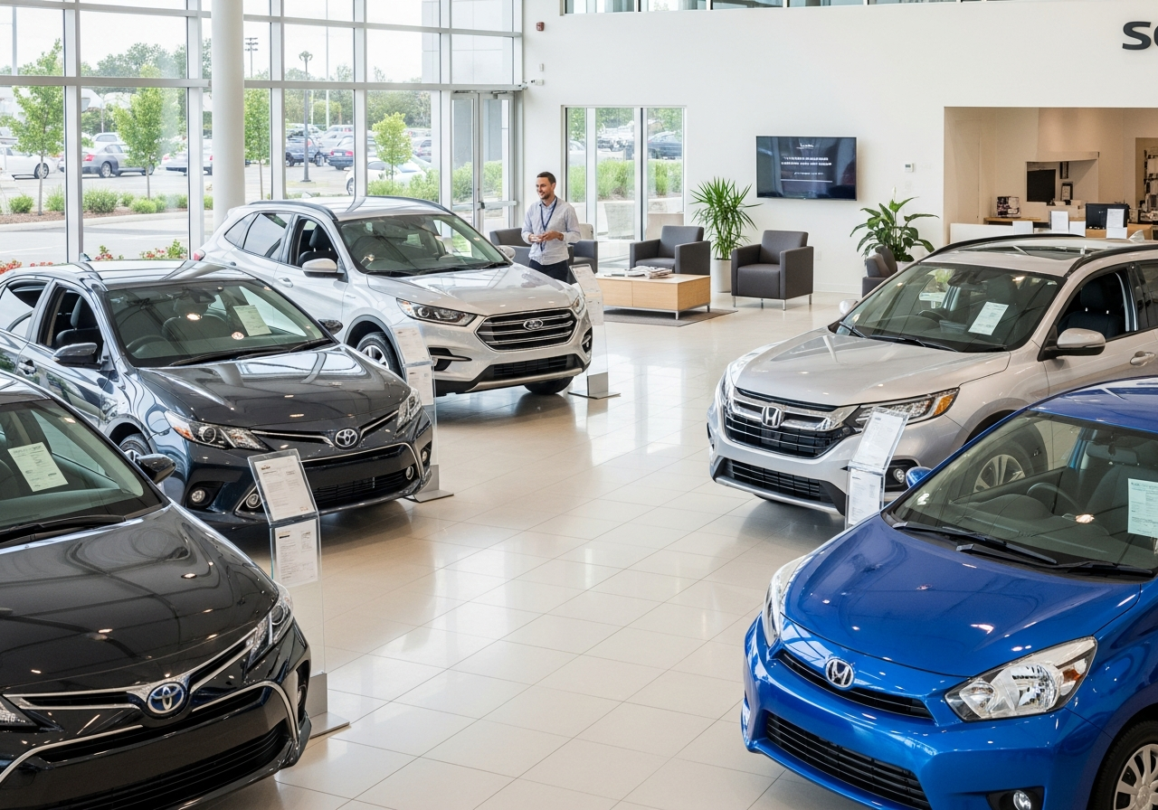 High performance pickup truck on a desert road at sunset