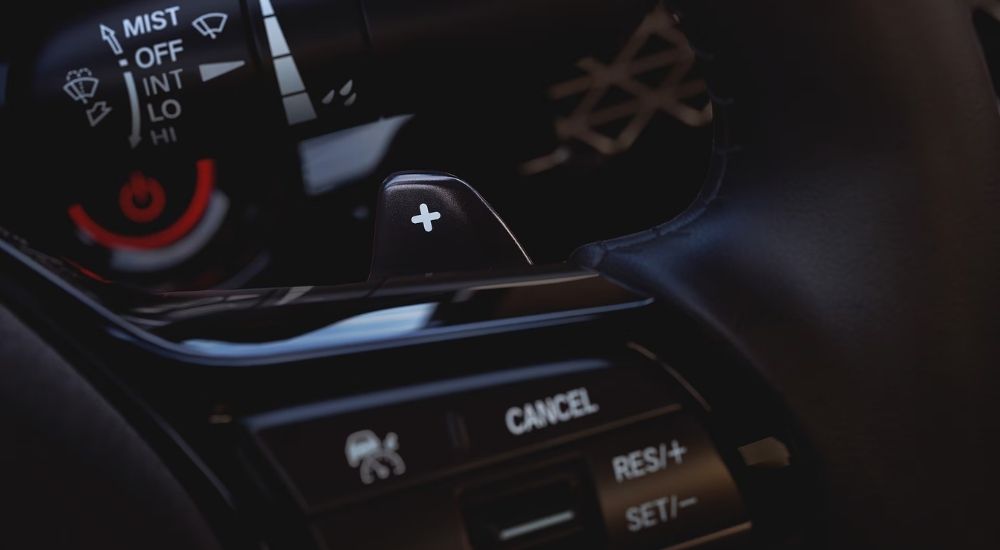 Paddle shifter in a 2025 Honda Accord