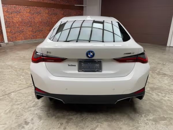 BMW i4 eDrive35 for sale near me in Pennsylvania back of white BMW i4 for sale