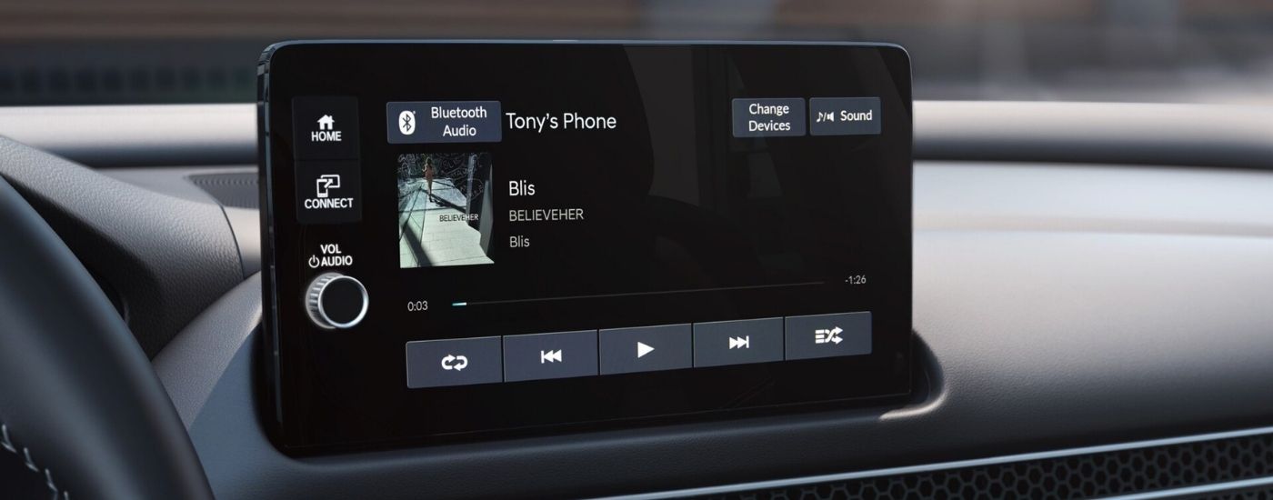 Infotainment screen in a 2026 Honda HR-V