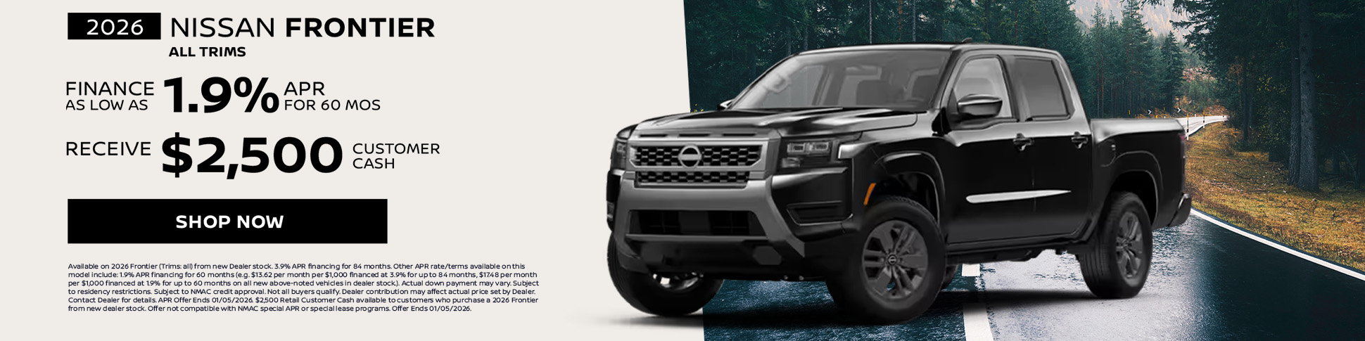 2026 Nissan Frontier