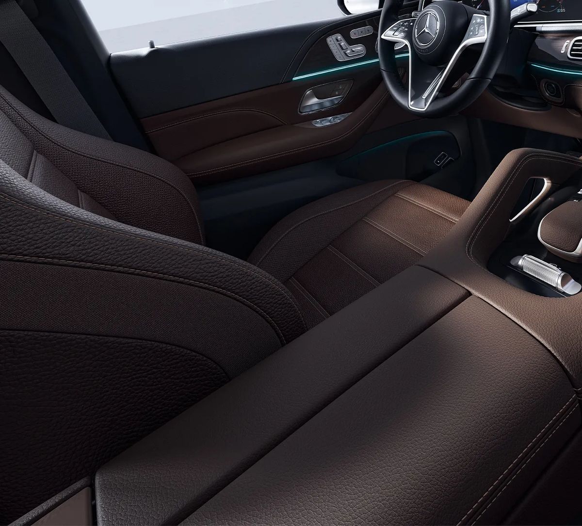 2026 Mercedes-Benz GLE front seats and interior trim