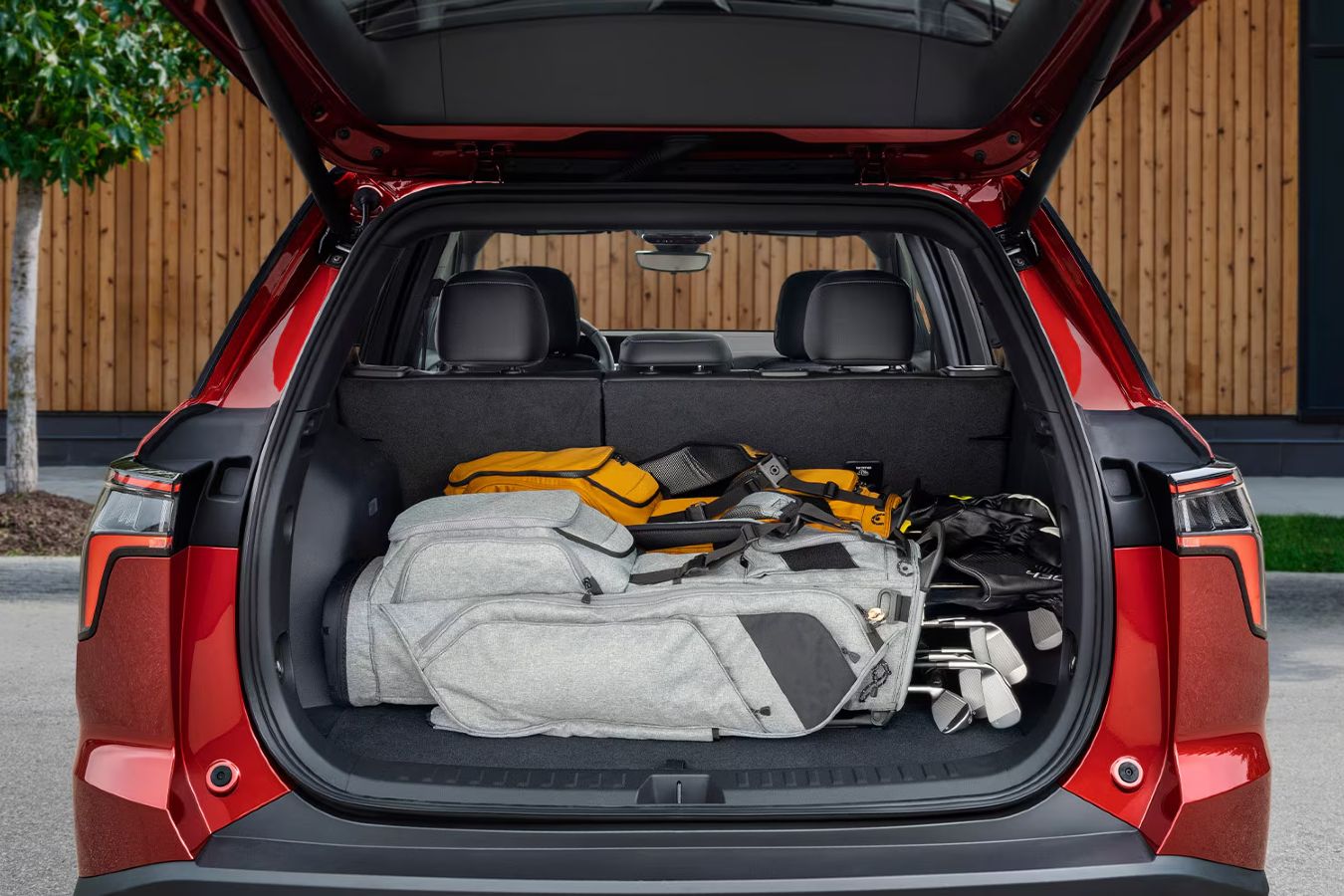 2025 Chevy Equinox Exterior Rear Cargo Area with Tailgate Open