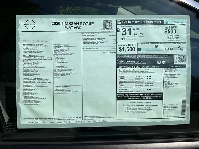 2026 Nissan Rogue Platinum - Photo 15