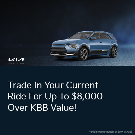 Trade In Your Current Ride for Up to $8,000 Over KBB Value! 