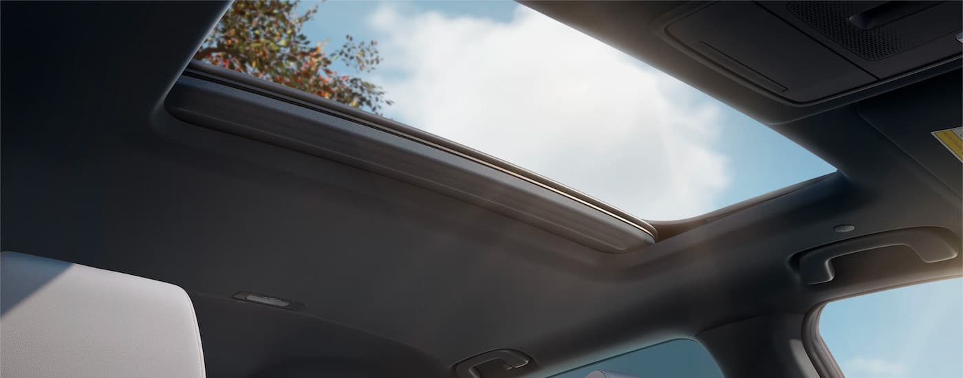 Close-up of the moonroof in a 2025 Honda CR-V