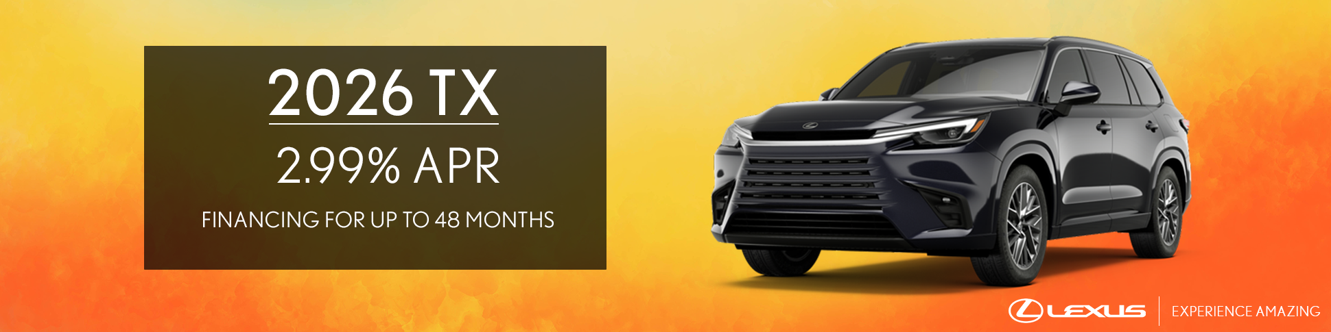 Lexus TX Offer