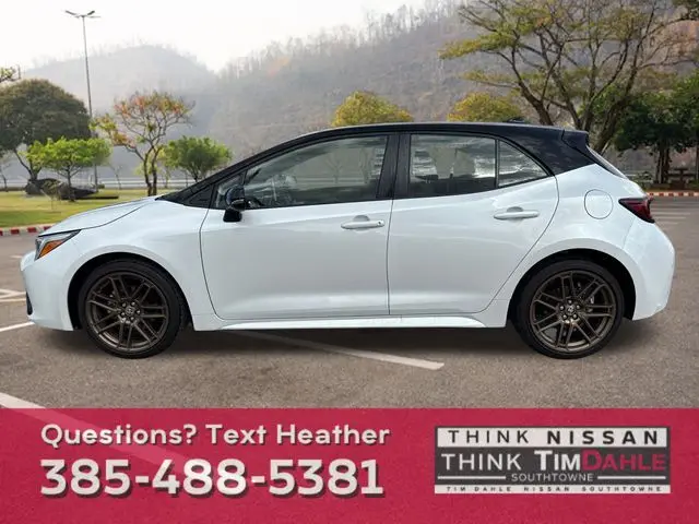 Used 2024 Toyota Corolla Hatchback Nightshade with VIN JTND4MBE1R3214475 for sale in South Jordan, UT