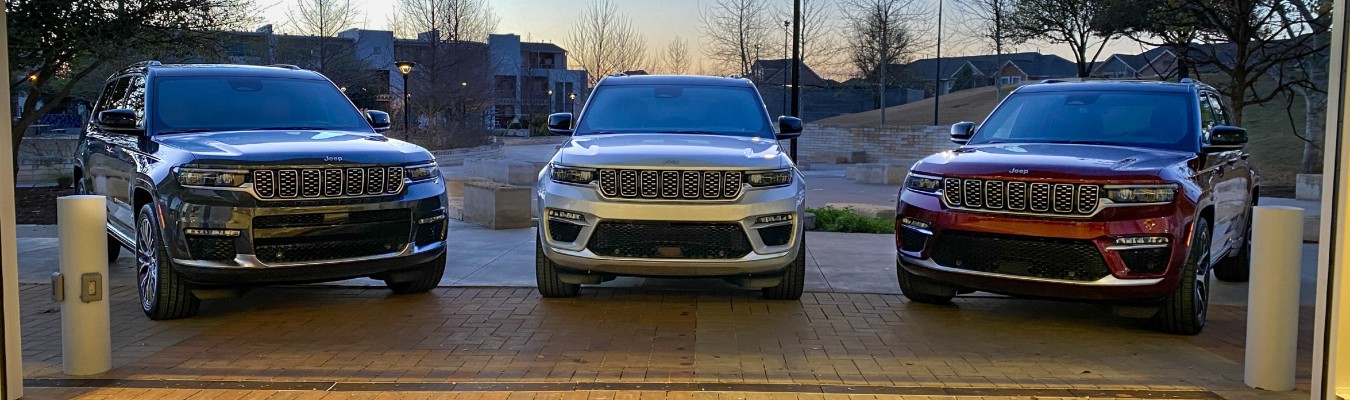 2023 Jeep Grand Cherokee Lineup Exterior Front Fascias