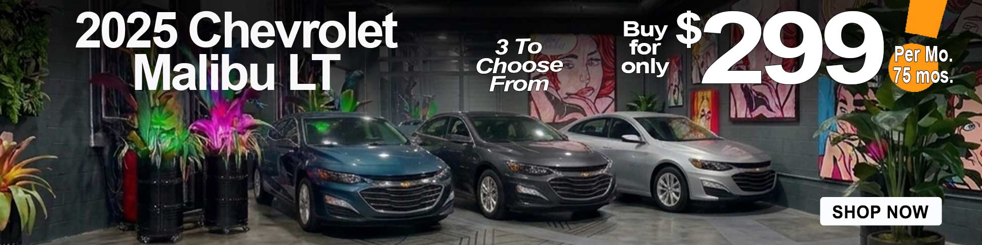 2025 Chevy Malibu LT parked in the Masano Auto Park for sale near me in Reading, PA