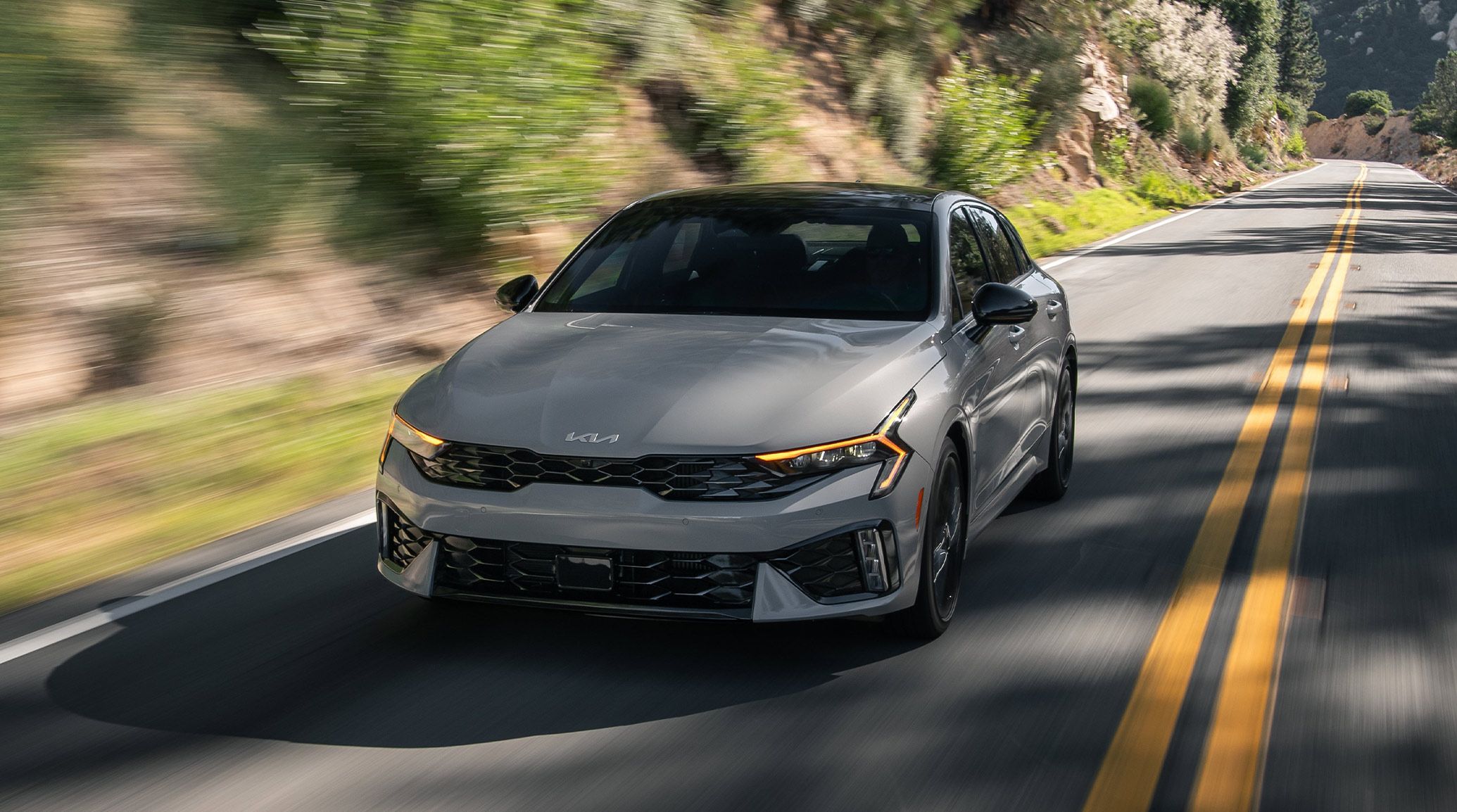 2026 Kia K5 Sedan in three-quarter front driver