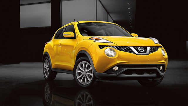 Yellow Nissan Juke