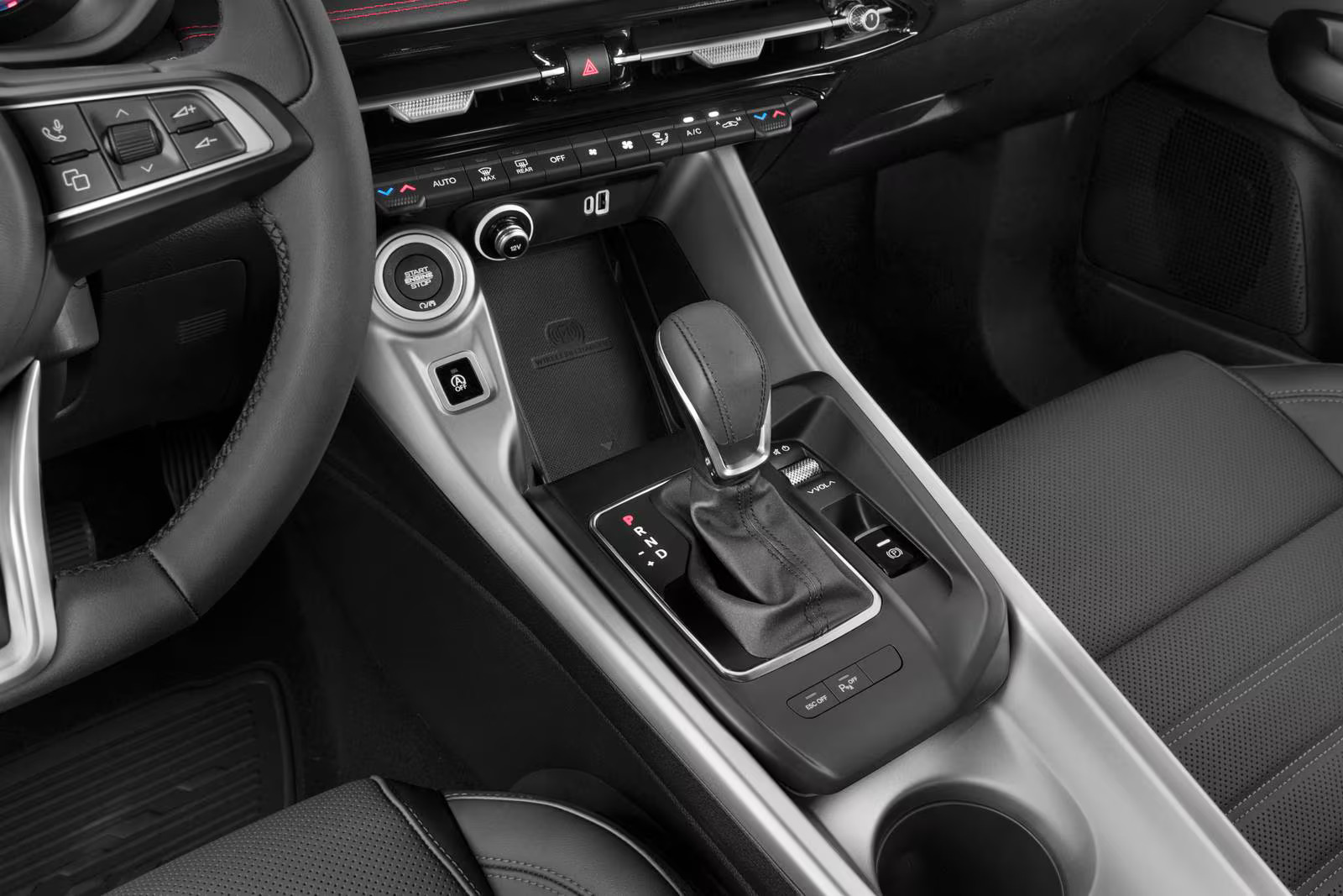 The gear shift in the hornet.