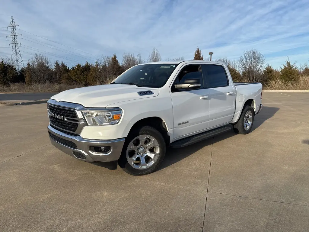 Used 2022 RAM Ram 1500 Pickup Big Horn/Lone Star with VIN 1C6SRFFT1NN410584 for sale in Owasso, OK