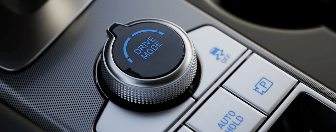 Drive mode knob in a 2026 Genesis G70