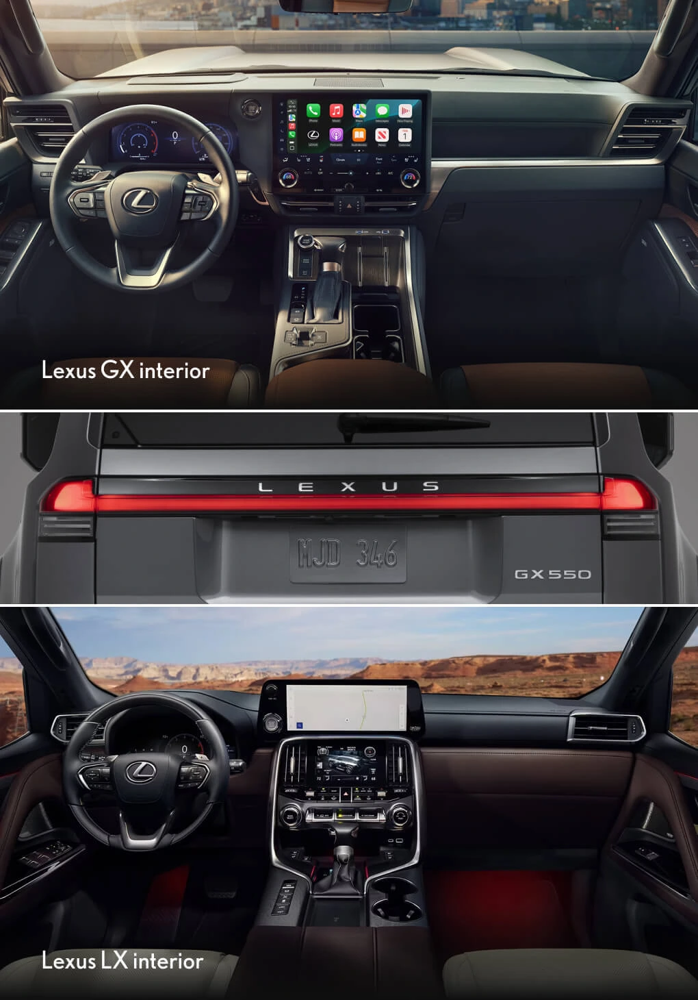 Lexus LX vs. GX Features