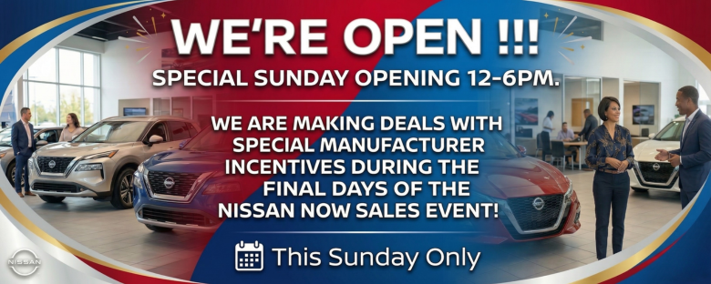 Gastonia Nissan Special Sunday Hours
