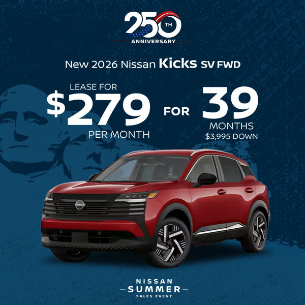 New 2026 Nissan Kicks SV FWD