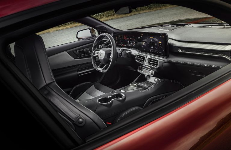 Steering Wheel and Dashboard of 2025 Ford Mustang GTD Carbon Series