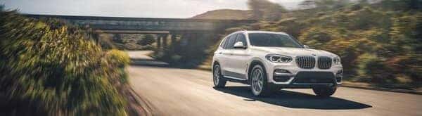 BMW X3 on the road