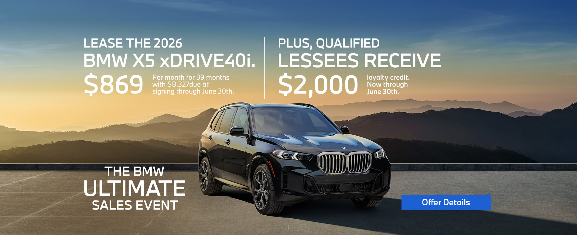 Lease the BMW X5 in Roxbury NJ