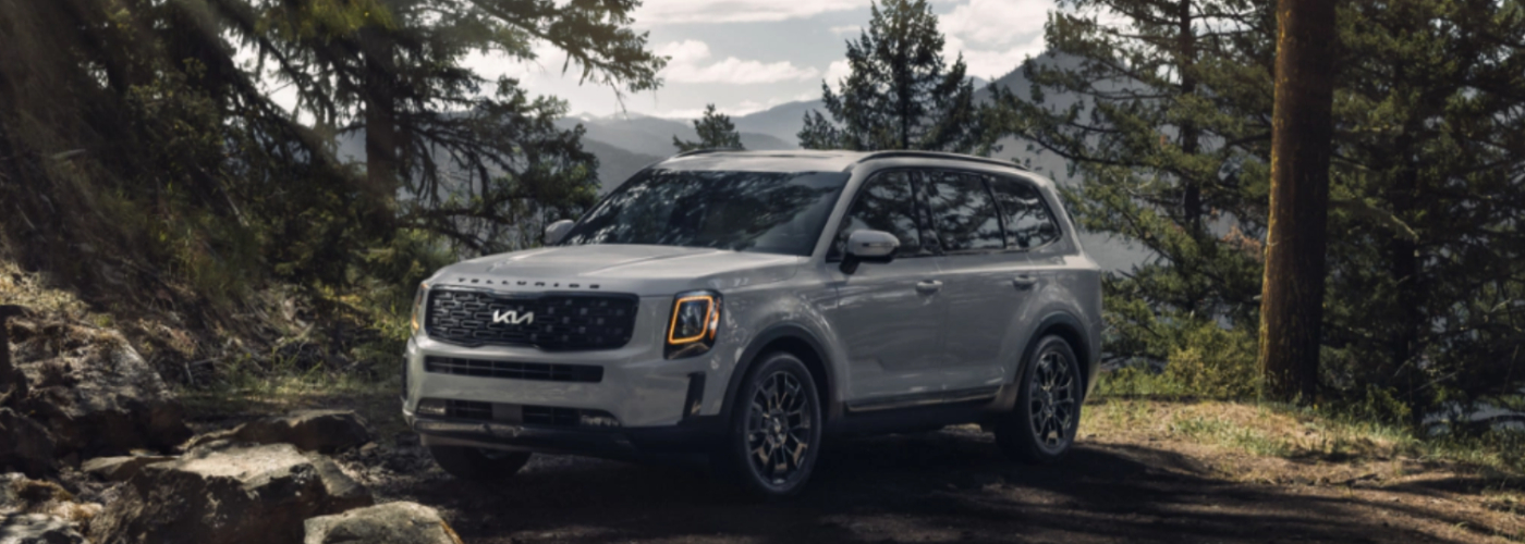 2022 Kia Telluride in the Woods