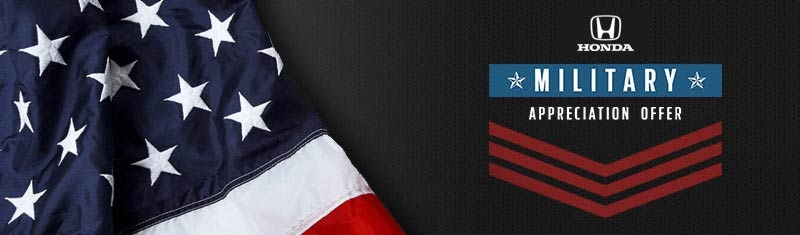 Honda Military Appreciation Offer
