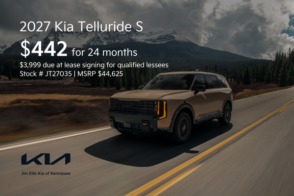 2026 Kia Telluride Lease Offer