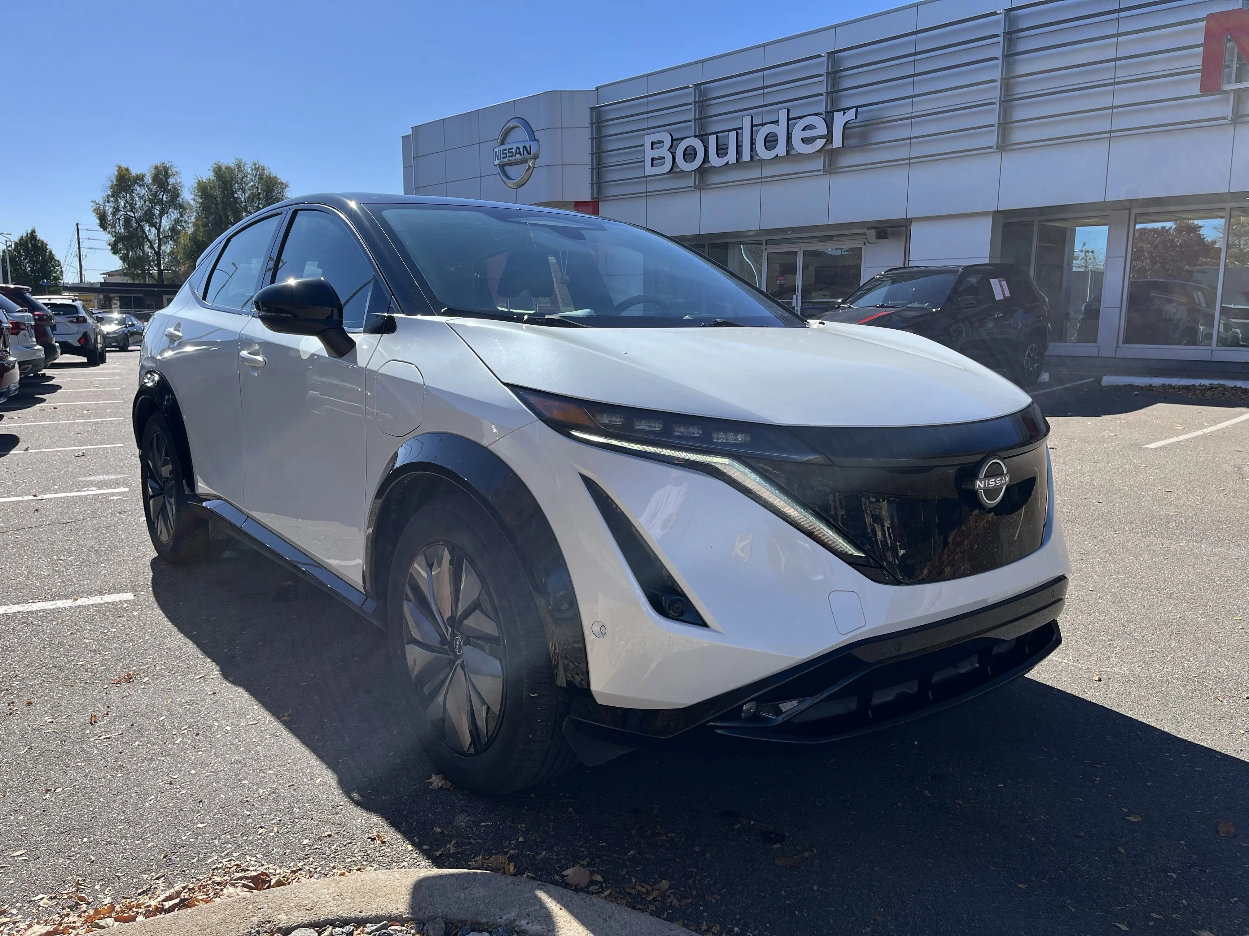 Used 2023 Nissan Ariya Platinum+ with VIN JN1DF0CDXPM701231 for sale in Boulder, CO