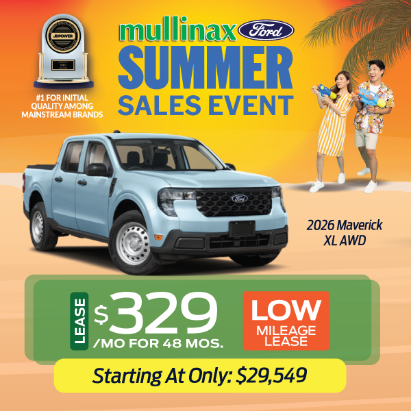 2026 Maverick XL AWD Lease $329/mo for 48 Mos.