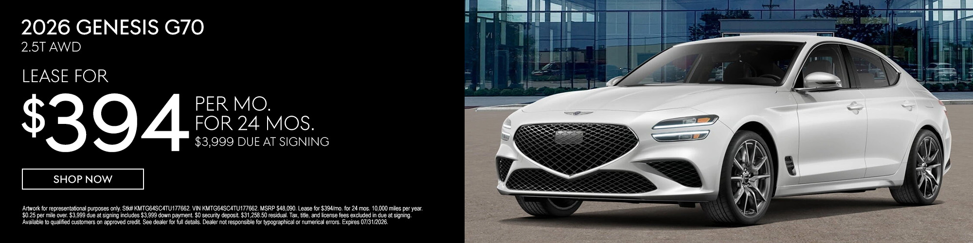 2026 Genesis G70