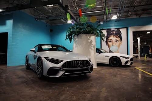 Mercedes-Benz cars at Masano Auto Park