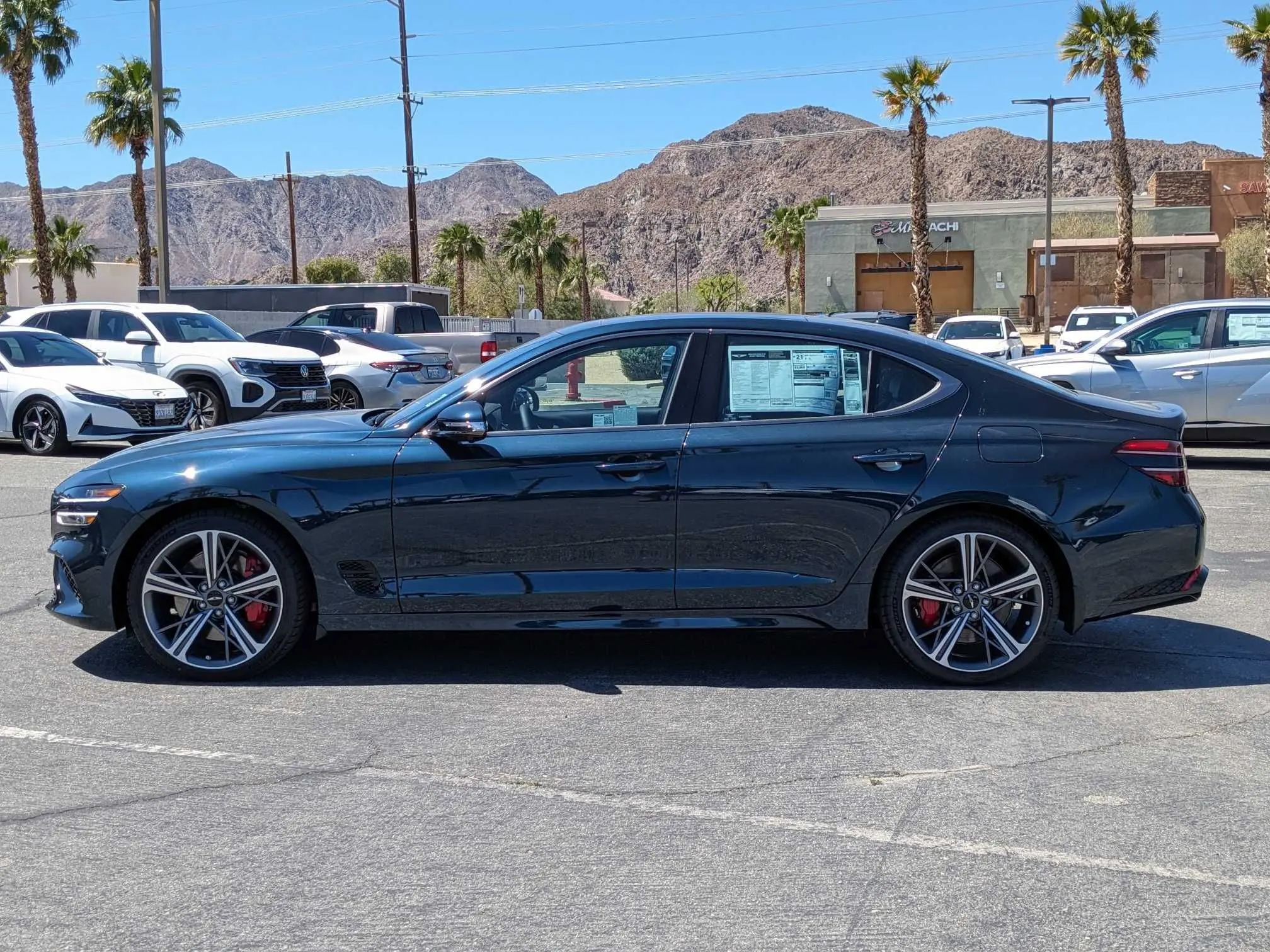 Used 2024 GENESIS G70 Sport Advanced with VIN KMTG54SE1RU136225 for sale in La Quinta, CA