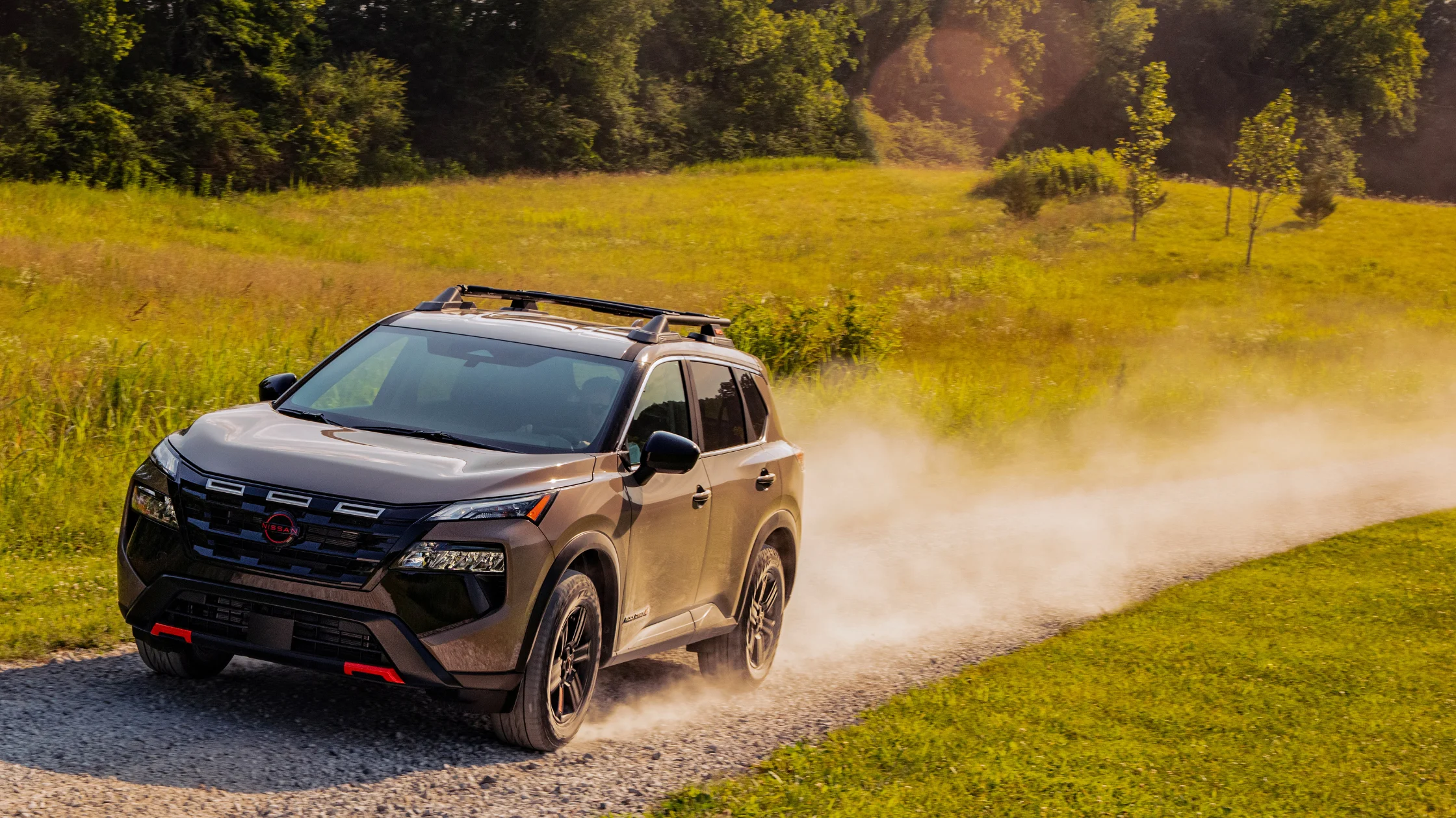 2026 Nissan Rogue® on gravel road