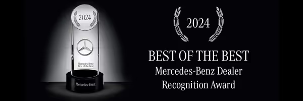 2024 best of the best, mercedes-benz dealer recognition award