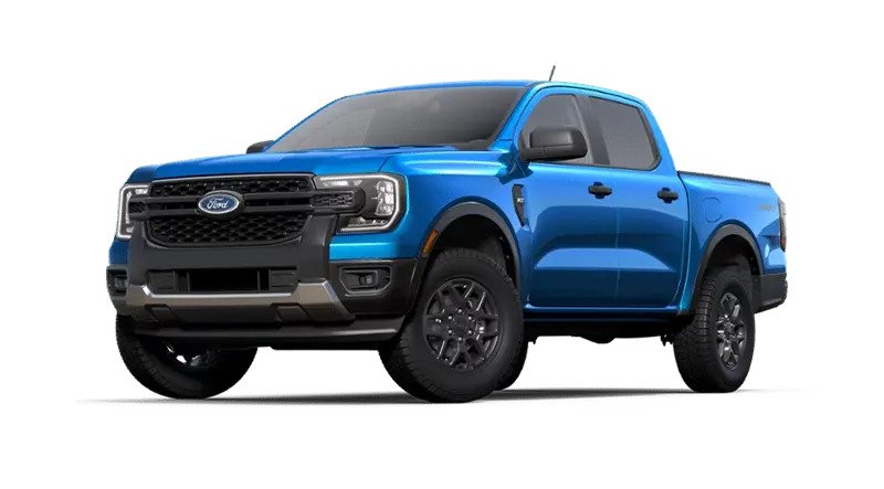 image of blue ford ranger