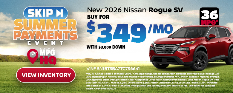 New 2026 Nissan Rogue