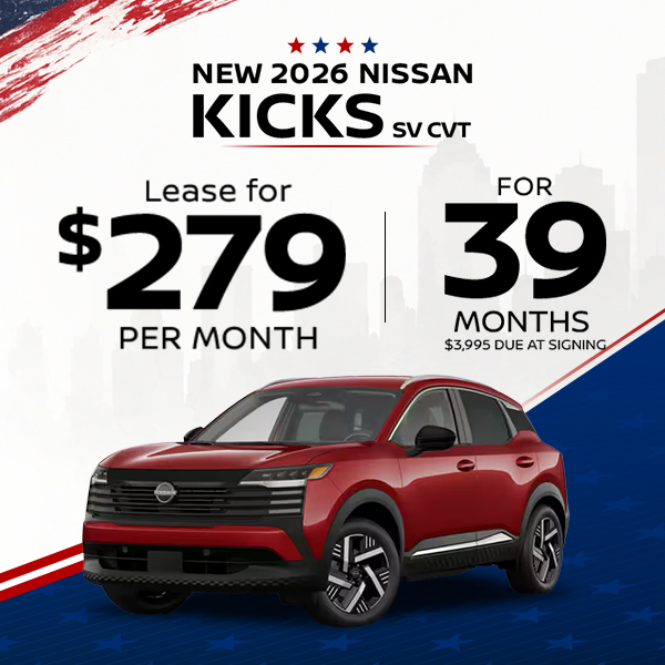 New 2026 Nissan Kicks SV CVT