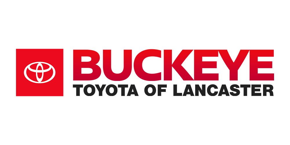 Buckeye Toyota logo beside the Toyota manufacturer brand logo