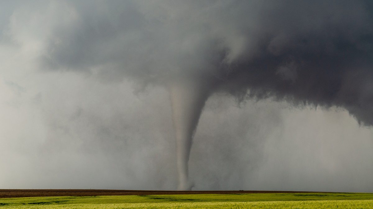 Tornado in Field