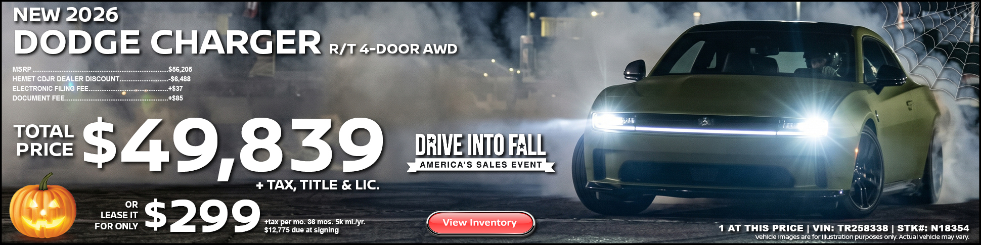 new 2026 dodge charger R/T 4-door awd